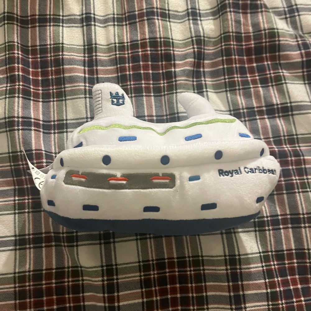 Royal Caribbean Cruise Ship Plush Toy New With Tags